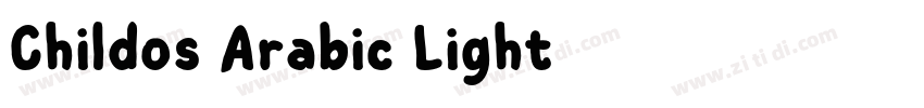 Childos Arabic Light字体转换